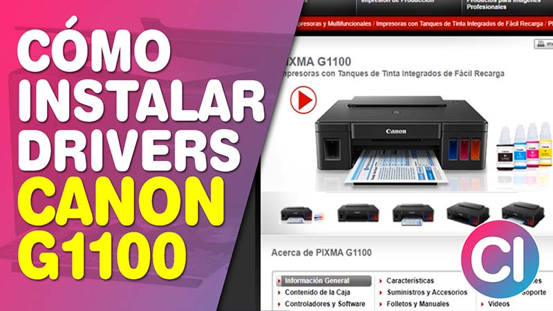 Cómo Instalación de driver de Impresora Canon Pixma G1100